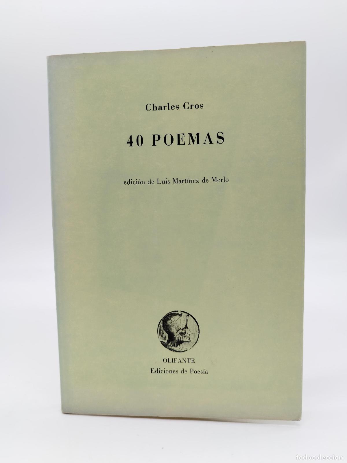 Libros: CROS, Charles - 40 poemas.