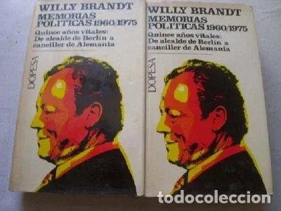 Libros: Memorias pol&iacute;ticas 1960/1975- 9788472352933