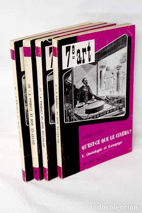 Libros: Qu&eacute; est-ce que le cin&eacute;ma? = &iquest;Qu&eacute; es el cine?.- Bazin, Andr&eacute;