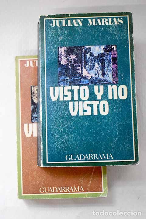 Libri di seconda mano: Visto y no visto: Cr&oacute;nicas de cine.- Mar&iacute;as, Juli&aacute;n