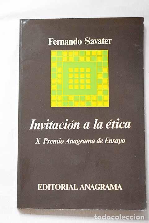 Libros: Invitaci&oacute;n a la &eacute;tica.- Savater, Fernando - Foto 1