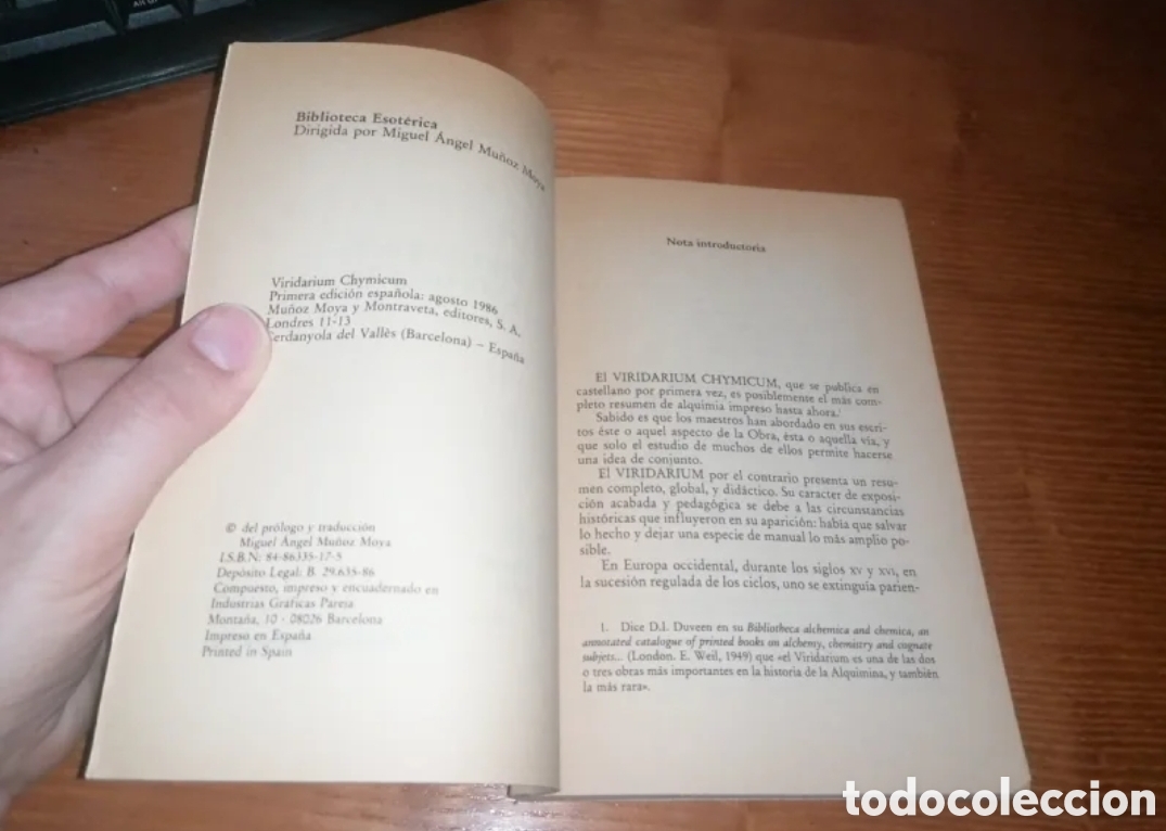 Libros: Libro: VIRIDARIUM CHYMICUM - EL JARD&Iacute;N QU&Iacute;MICO - Foto 3