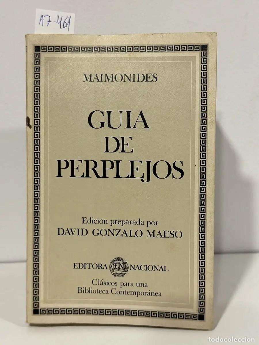 Libri di seconda mano: MAIM&Oacute;NIDES. - Gu&iacute;a de perplejos.