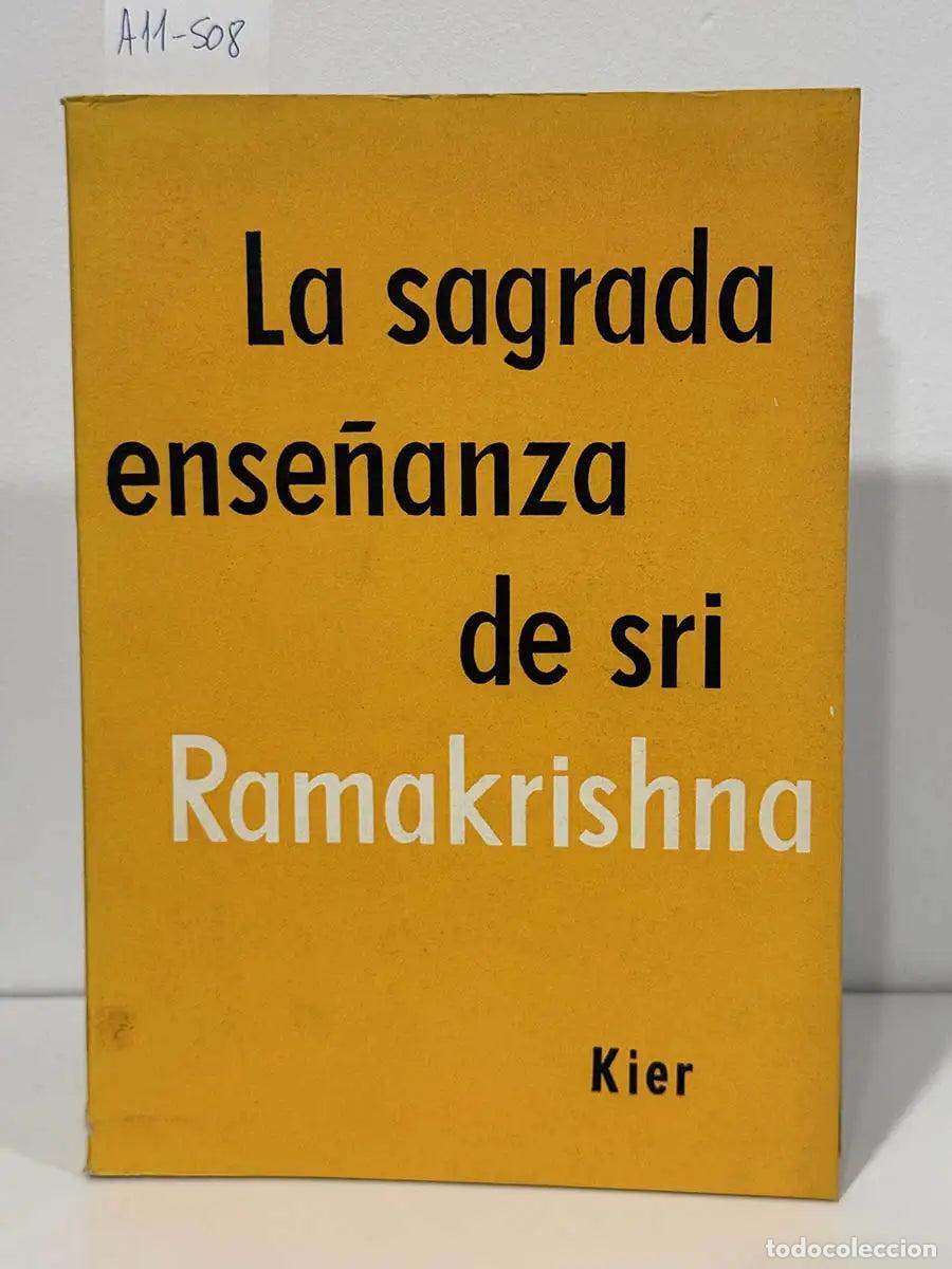 Libros: AN&Oacute;NIMO. - La sagrada ense&ntilde;anza de sri Ramakrishna. - Foto 1