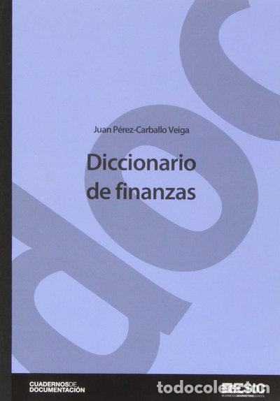 Livros em segunda m&atilde;o: Diccionario de finanzas- 9788473566384