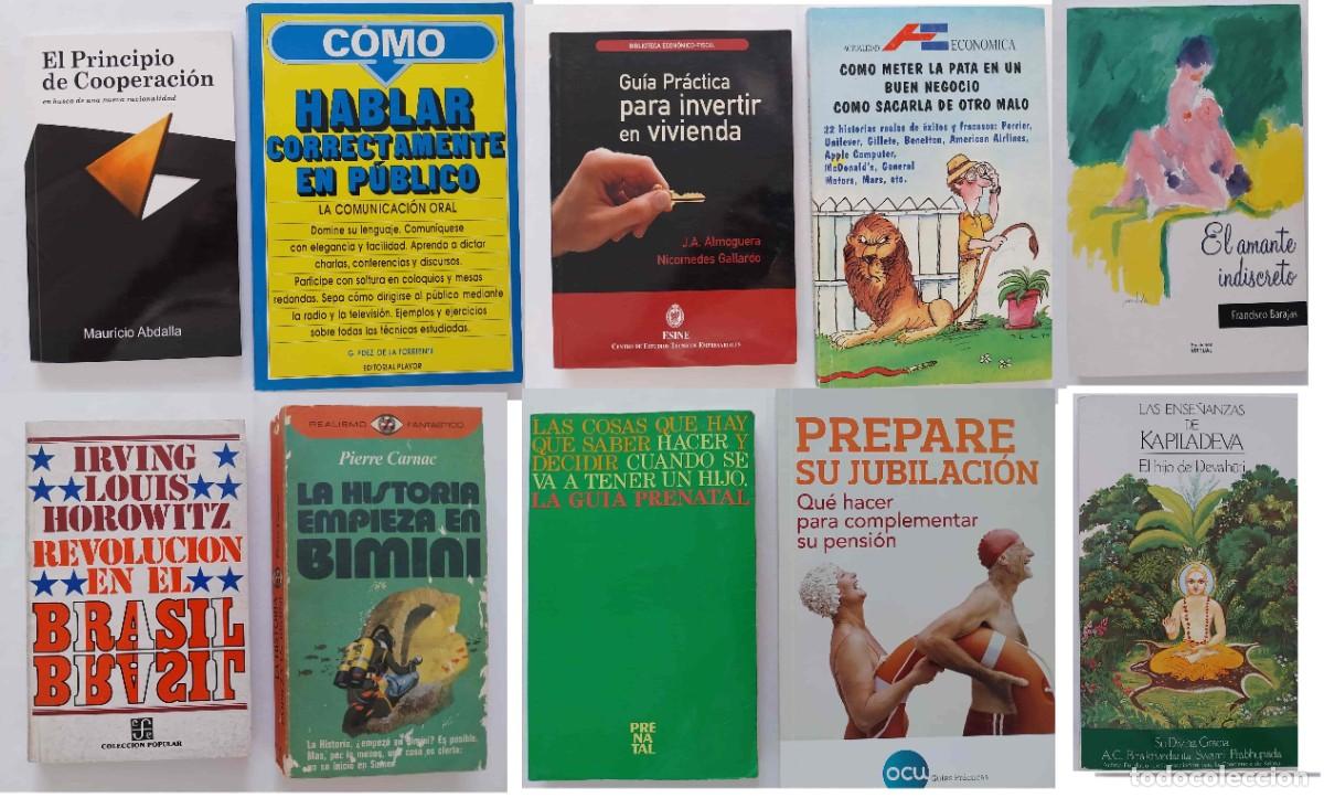 Livres: LIBROS - LOTE 7 - 10 libros desde 2 a 15&euro; cada uno, todo por 45&euro;