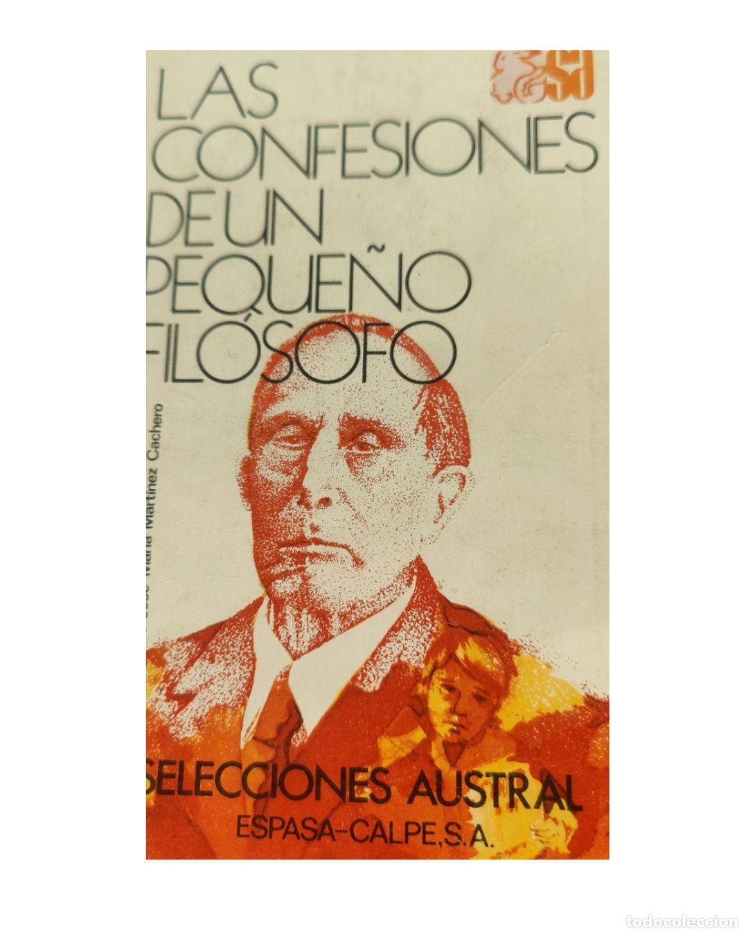 Libros: Las confesiones de un peque&ntilde;o fil&oacute;sofo - AZORIN - Foto 1