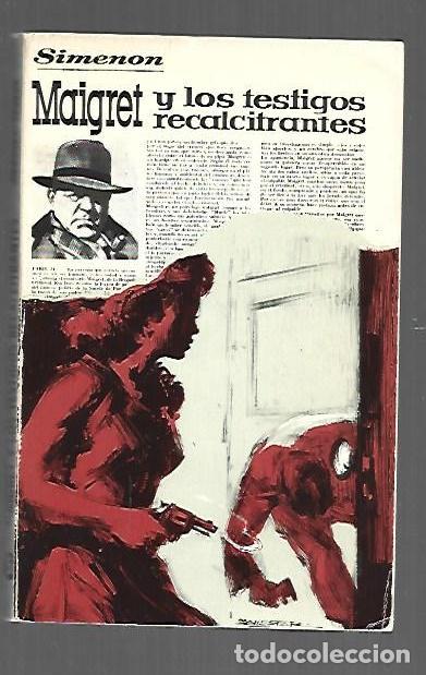 Libros: MAIGRET Y LOS TESTIGOS RECALCITRANTES - SIMENON, GEORGES - Foto 1
