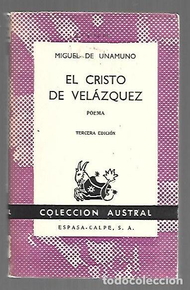 Libros: CRISTO DE VELAZQUEZ - EL - UNAMUNO, MIGUEL DE - Foto 1