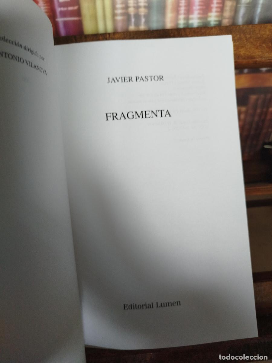 Libros: Fragmenta - Pastor, Javier - Foto 5