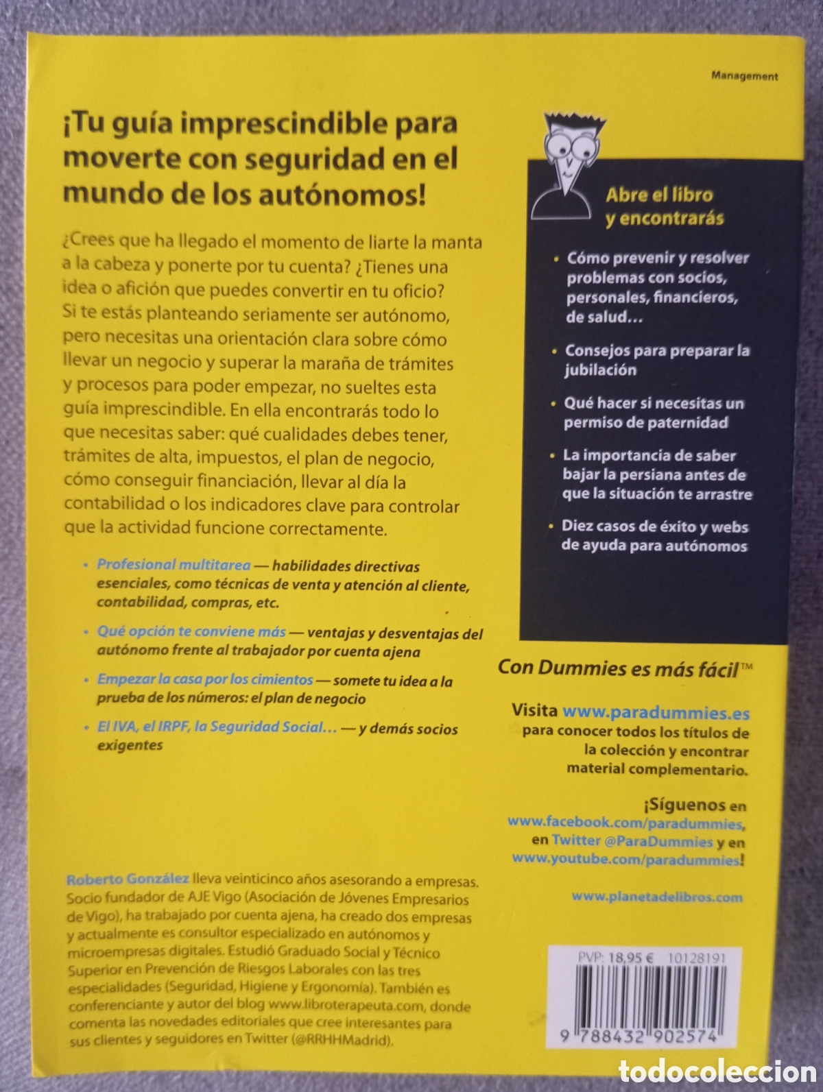 Libros: AUTONOMO PARA DUMMIES - ROBERTO GONZALEZ - Foto 2
