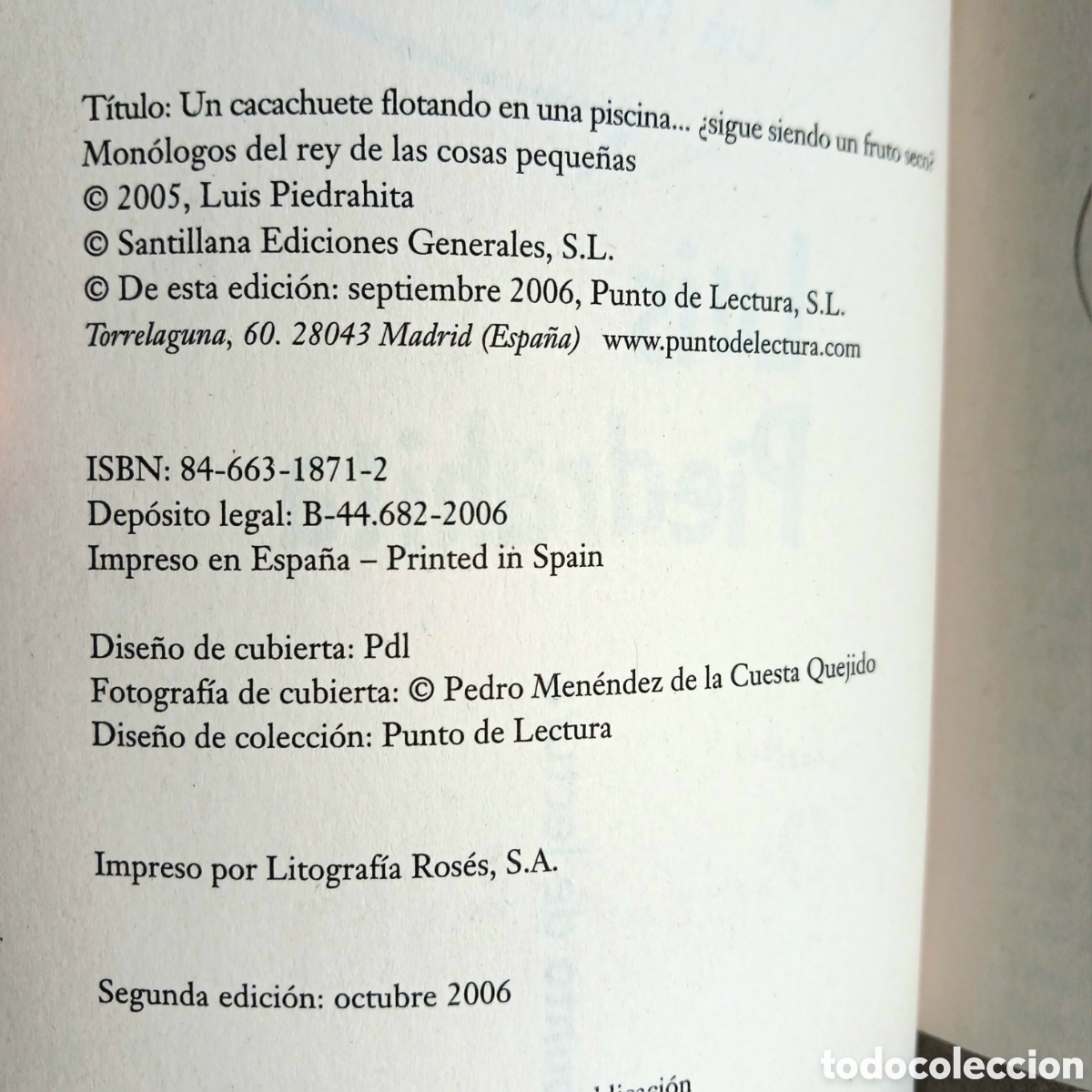 Libros: Lote 2 libros de Luis Piedrahita - Foto 3