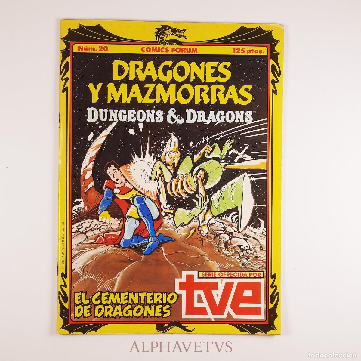 Libros: DRAGONES Y MAZMORRAS N&ordm; 20 EL CEMENTERIO DE DRAGONES TVE (Dungeons and Dragons) -