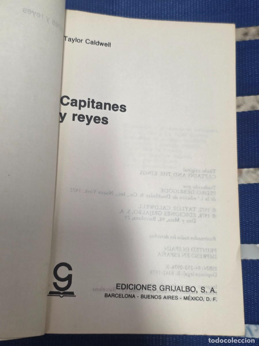 Libros: Capitanes y Reyes, Taylor Caldwell - GRIJALBO 1978 - Foto 2
