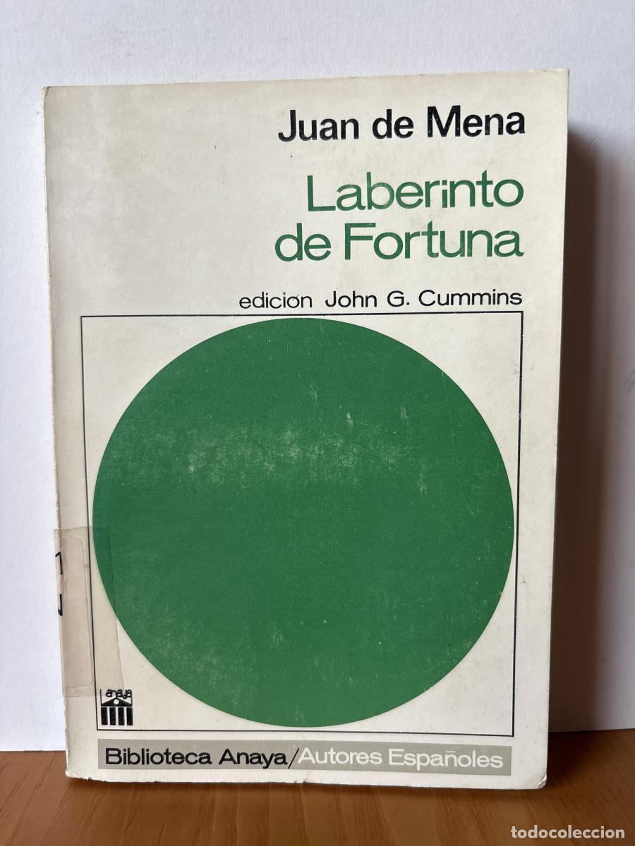 B&uuml;cher: LABERINTO DE FORTUNA - JUAN DE MENA. EDICION DE JOHN G CUMMINS TDK1278