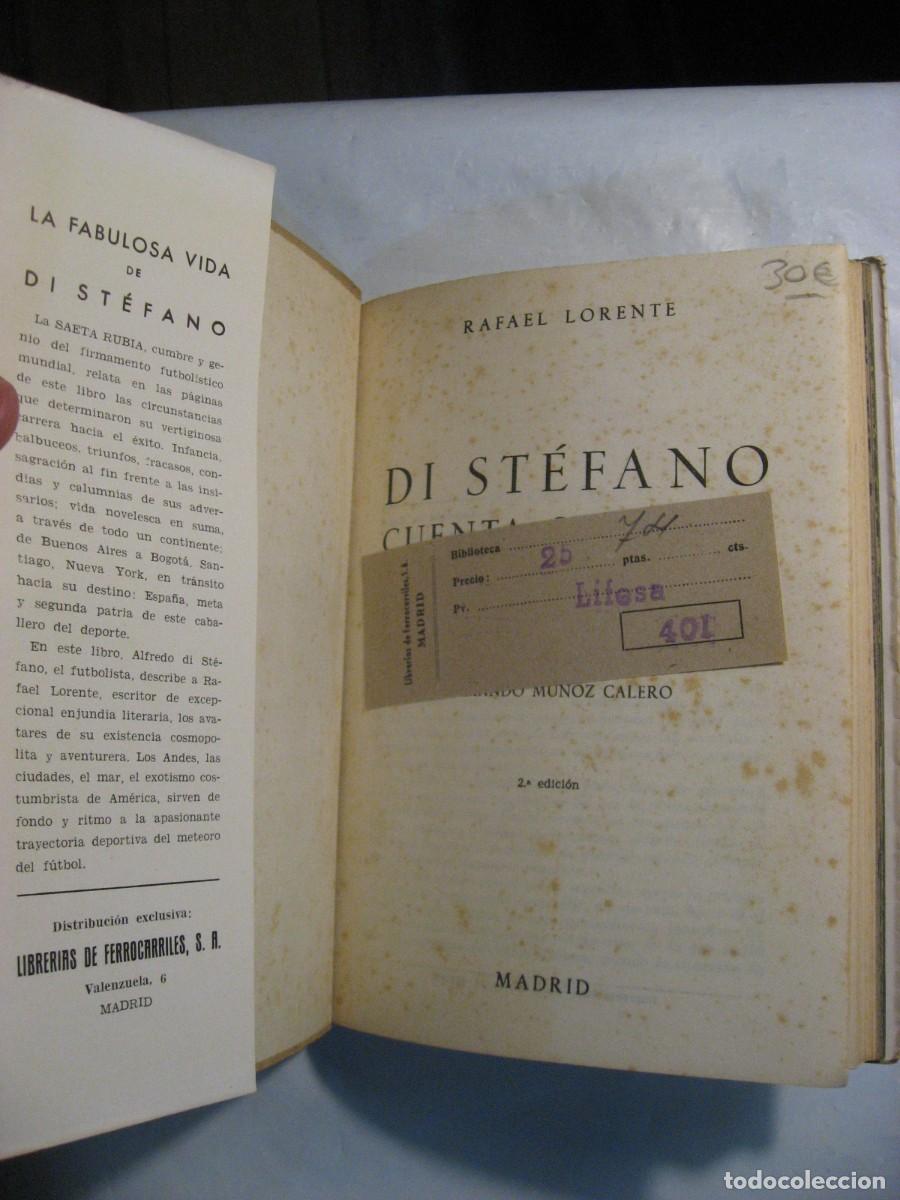Libros: DI STEFANO CUENTA SU VIDA... - Rafael Lorente - Foto 2