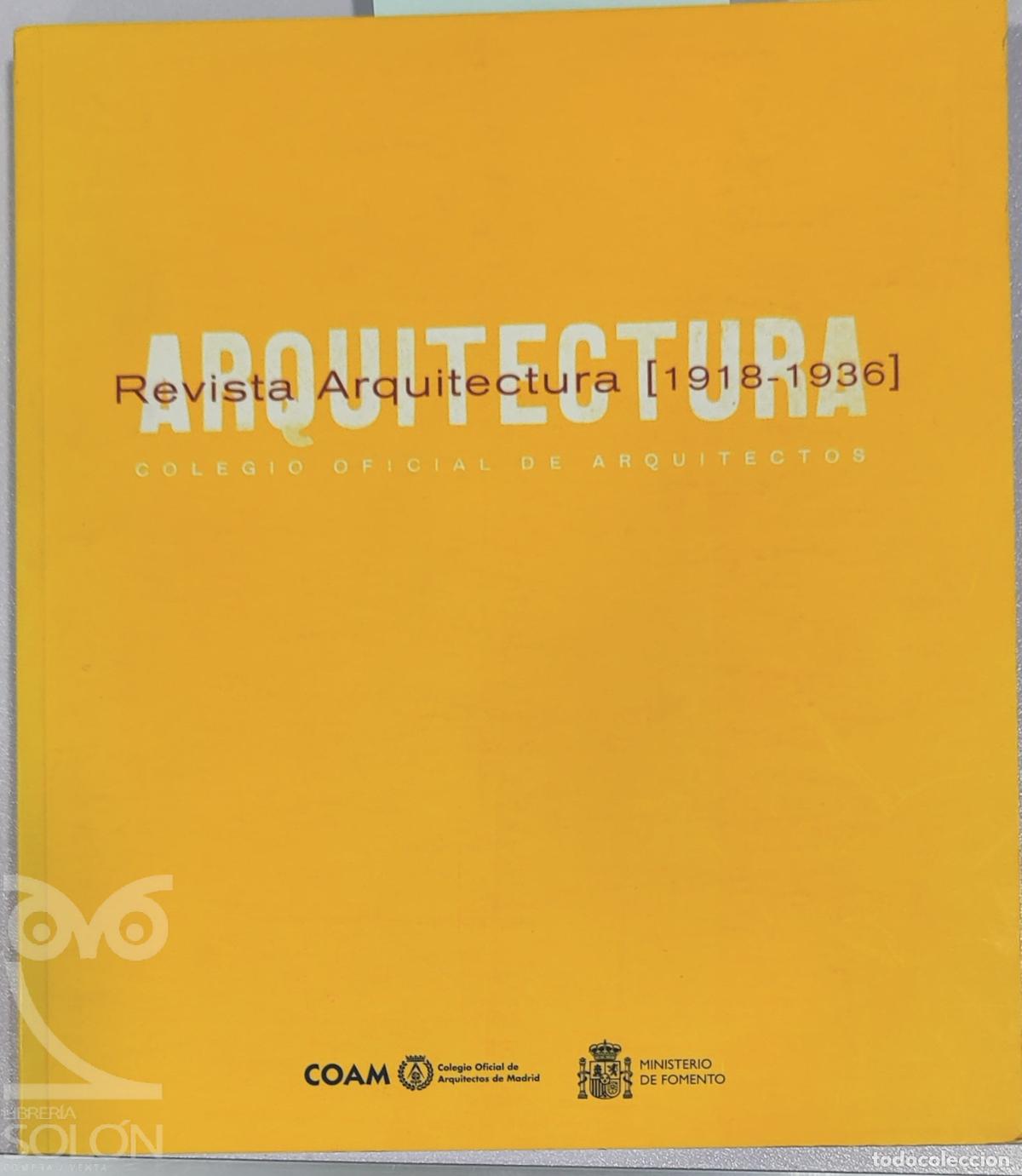 Libros: Revista Arquitectura [1918-1936] - Aa. Vv.