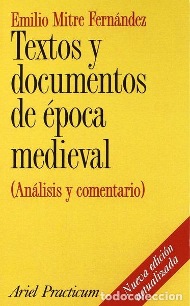 Libros: Textos y documentos de &eacute;poca medieval- 9788434428270