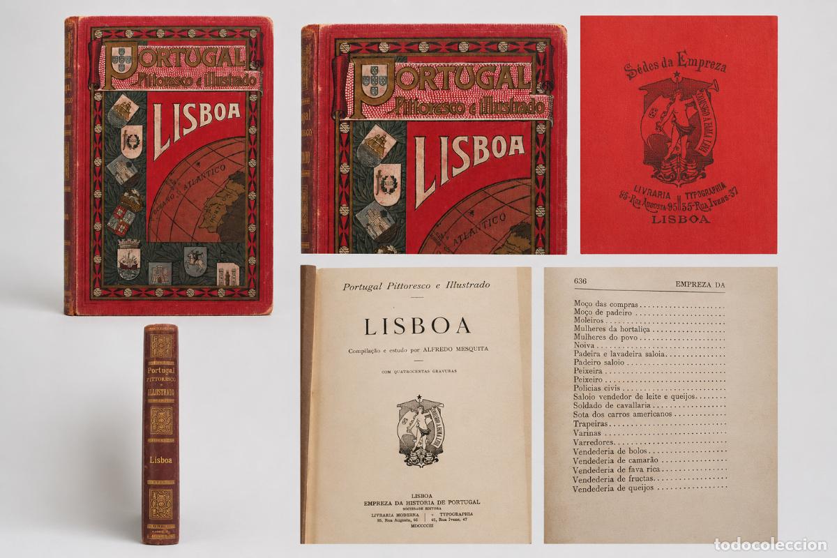 books: LISBOA &ndash; 1903 &ndash; Portugal Pitoresco e Ilustrado &ndash; Alfredo Mesquita.