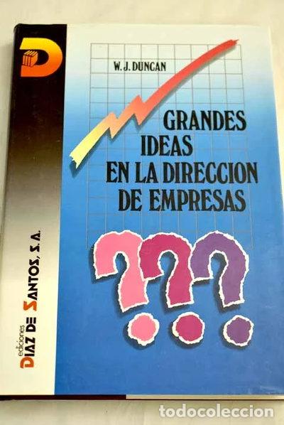 B&uuml;cher: Grandes ideas en la direcci&oacute;n de empresas- 9788487189791