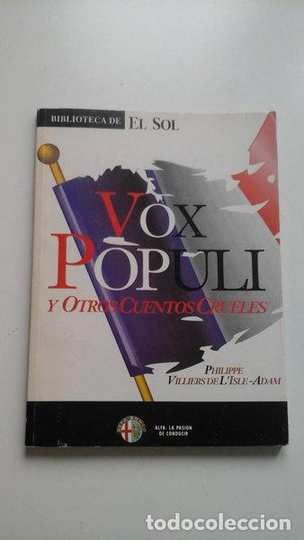 Livres: Vox populi y otros cuentos crueles- 9788479691301