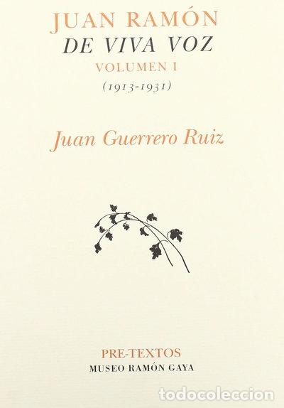 Livres: Juan Ram&oacute;n de viva voz- 9788481912272