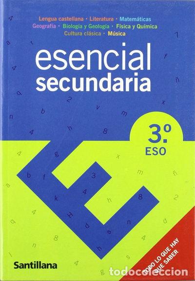 Libros: Esencial, 3 ESO- 9788429495546