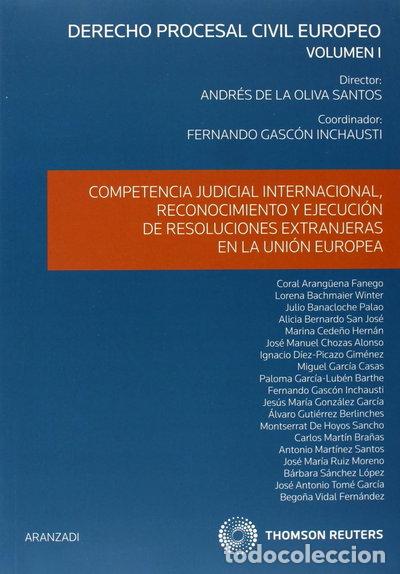 Libros: Competencia judicial internacional, reconocimiento y ejecuci&oacute;n de resolucione...- 9788499038155