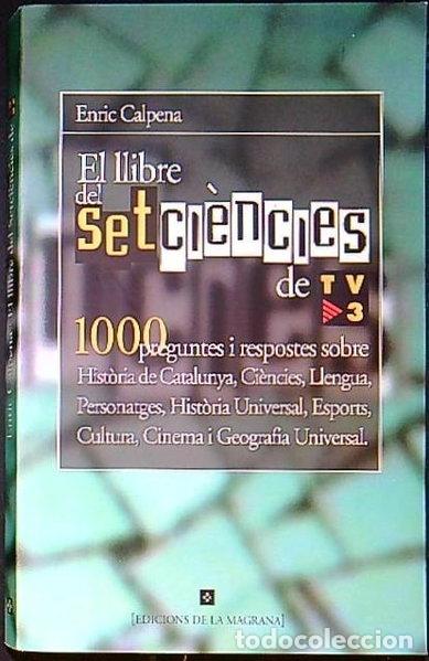 Livres: El Llibre del Setci&egrave;ncies de TV3- 9788474109573