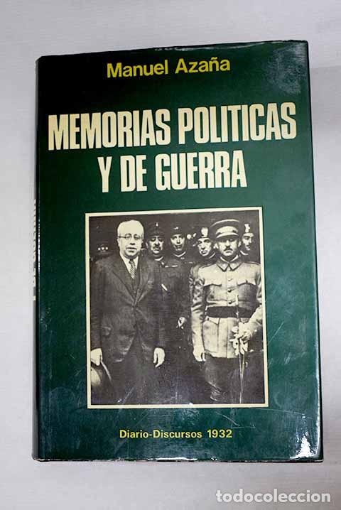 books: Memorias pol&iacute;ticas y de guerra, tomo II.- Aza&ntilde;a, Manuel