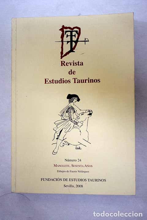 B&uuml;cher: Revista de Estudios Taurinos, n&ordm; 24
