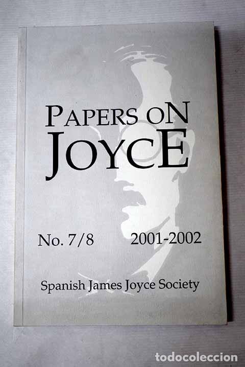 Libros: Papers on Joyce, n&ordm; 7/8 - Foto 1