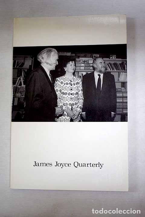 Libros: James Joyce Quarterly, vol. 32, n&ordm; 1