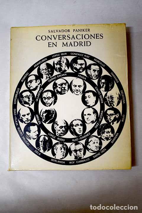 Libros: Conversaciones en Madrid.- P&aacute;niker, Salvador - Foto 1