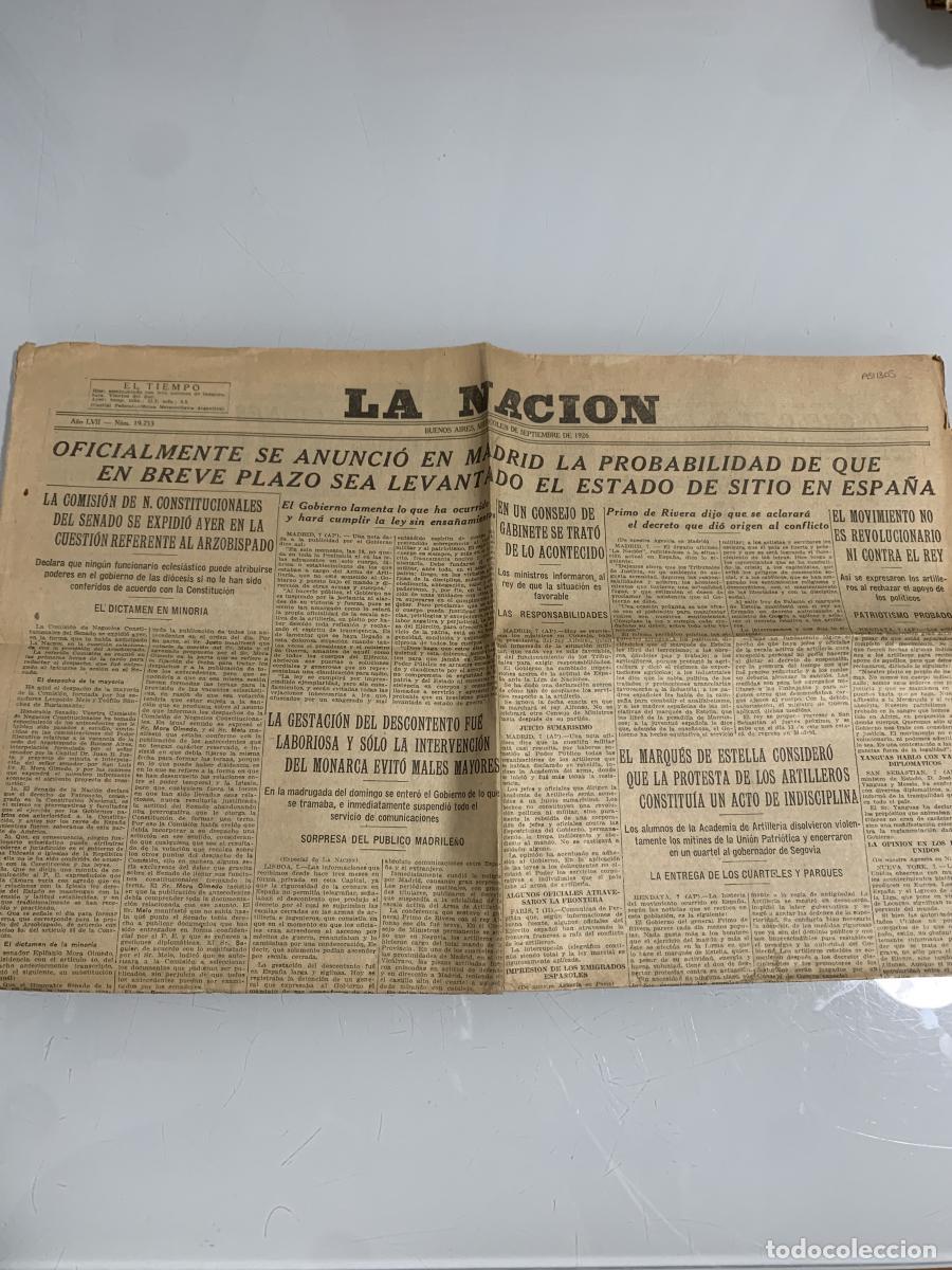 Libros: LA NACI&Oacute;N. Buenos Aires. Mi&eacute;rcoles 8 de Septiembre de 1926. N&uacute;m. 19753 (peri&oacute;dico) - VVAA