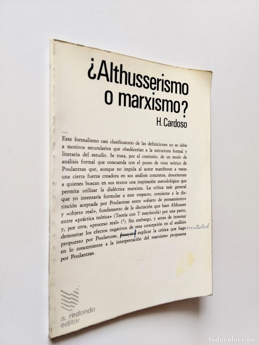 Libros: H. Cardoso - &iquest;Althusserismo o marxismo?