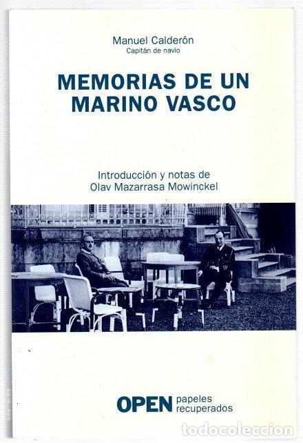 Libros: Memorias de un marino vasco - Calder&oacute;n, Manuel