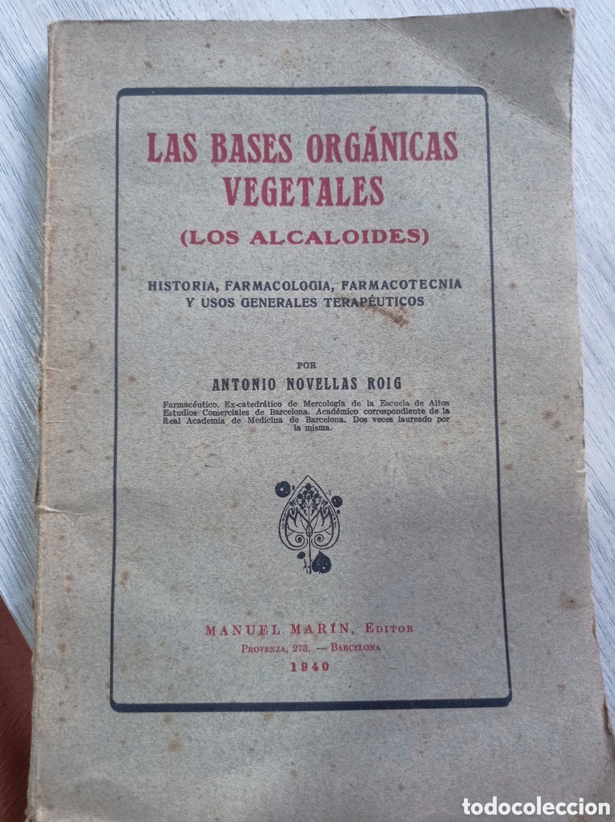 Livros em segunda m&atilde;o: Las bases org&aacute;nicas vegetales
