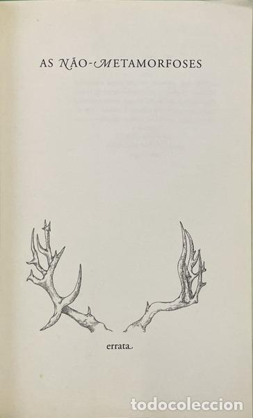 Libros: ANDRADE. (Alexandre) - AS N&Atilde;O-METAMORFOSES. - Foto 2
