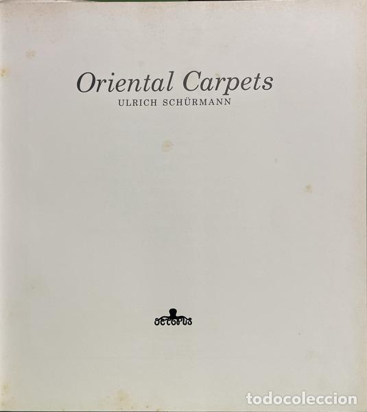 Libros: SCH&Uuml;RMANN. (Ulrich) - ORIENTAL CARPETS. [ED. 1979] - Foto 2