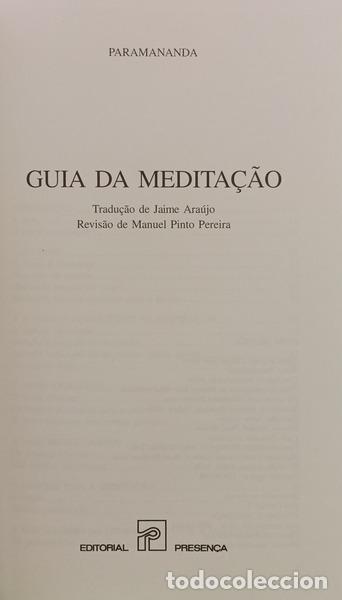 Libros: PARAMANANDA. - GUIA DA MEDITA&Ccedil;&Atilde;O. - Foto 2