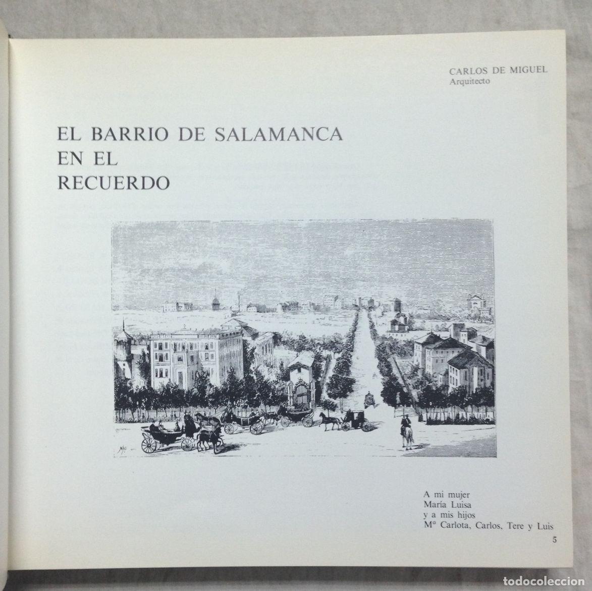 Libros: EL BARRIO DE SALAMANCA EN EL RECUERDO - Foto 2