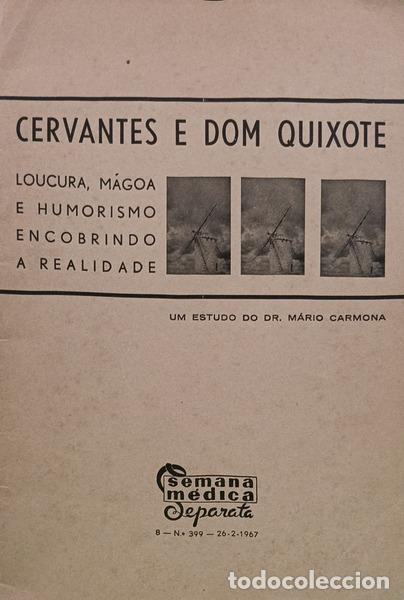 books: CARMONA. (M&aacute;rio) - CERVANTES E DOM QUIXOTE. [DED. AUTOR]