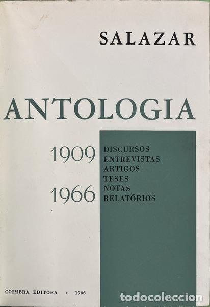 Libros: OLIVEIRA SALAZAR. (Ant&oacute;nio de) - SALAZAR: ANTOLOGIA. [3.&ordf; EDI&Ccedil;&Atilde;O]