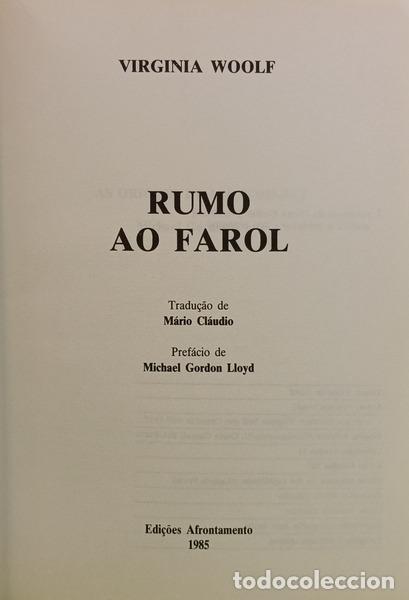 Libros: WOOLF. (Virginia) - RUMO AO FAROL. - Foto 2