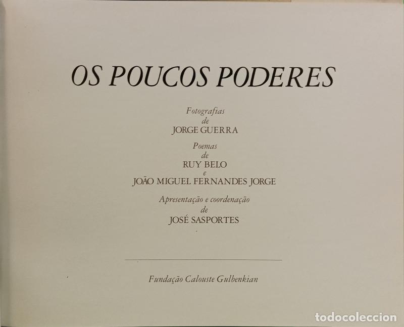 Libros: SASPORTES. (Jos&eacute;) et al. - OS POUCOS PODERES. - Foto 2