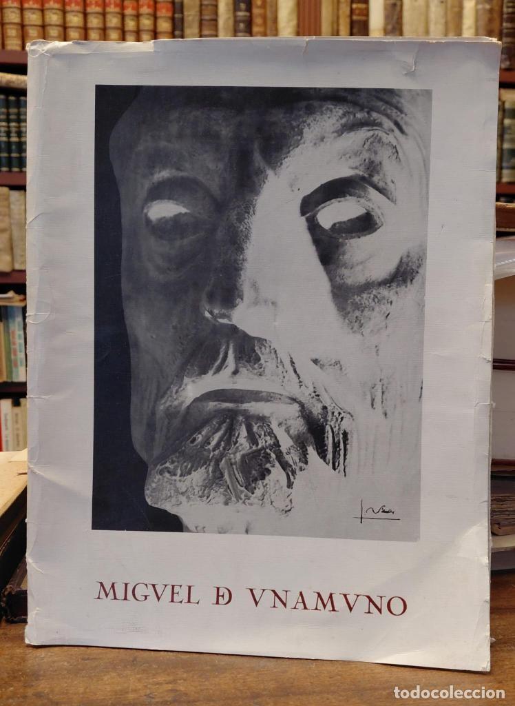 Libros: MIGUEL DE UNAMUNO. - Carpeta con 24 l&aacute;minas.