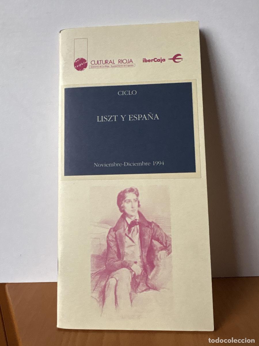 Livros em segunda m&atilde;o: CULTURAL RIOJA. PROGRAMA NOVIEMVRE-DICIEMBRE 1994. CICLO: LISZT Y ESPA&Ntilde;A - TDK441