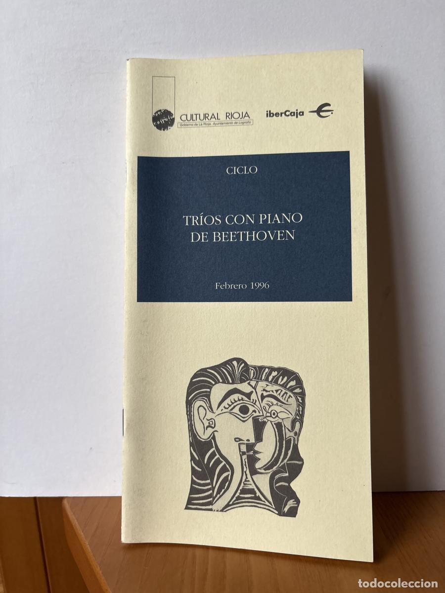 Libros: CULTURAL RIOJA. PROGRAMA FEBRERO 1996. TR&Iacute;OS CON PIANO DE BEETHOVEN - TDK441