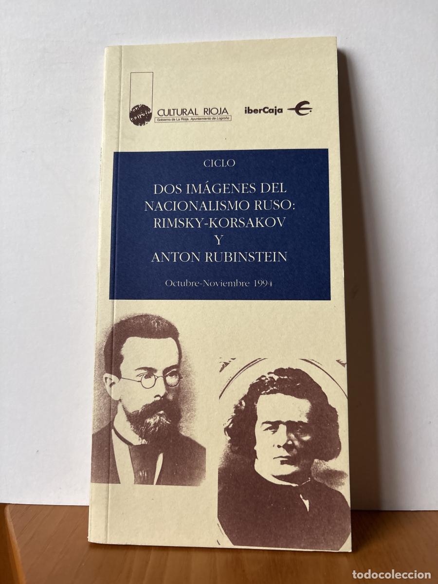 Libros: CULTURAL RIOJA. PROGRAMA OCTUBRE-NOVIEMBRE 1994. CICLO: DOS IM&Aacute;GNES DEL NACIONALISMO RUSO; RIMSKY-KO